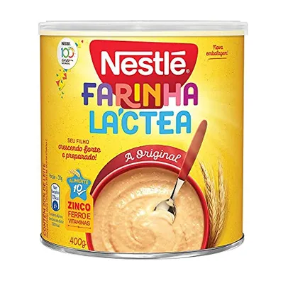 (Lev3Pag2) Farinha Láctea, Nestlé, Tradicional, 400G