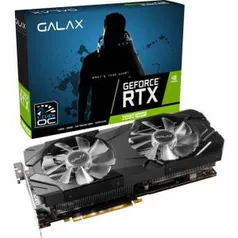 Placa de Vídeo Galax RTX 2080 Super EX (1-Click OC), 8GB GDDR6, 256Bit, 28ISL6MDU9EX