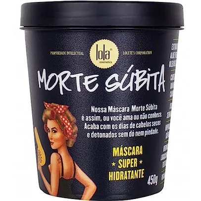 Lola Cosmetics Morte Súbita - Máscara Super Hidratante, 450g