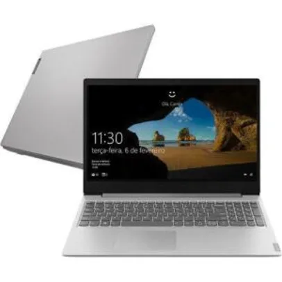 Notebook Lenovo Ideapad S145 8ª Intel Core I5 8GB 1TB HD 15,6" W10 Prata R$ 2145