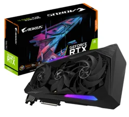 Placa de Vídeo Gigabyte AORUS NVIDIA GeForce RTX 3070 Ti MASTER 8G, LHR, 8GB, GDDR6X, DLSS, Ray Tracing, GV-N307TAORUS M-8GD