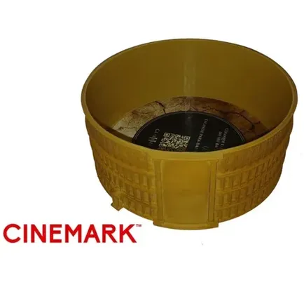 Balde de Pipoca Gladiador 2, Cinemark, Coliseu 3D, 4L