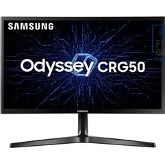 Monitor Gamer Curvo Samsung 24", FHD, 144Hz, HDMI, DP, Freesync, Preto