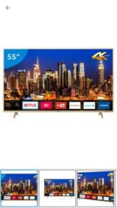 Smart TV 4K LED 55” Philco PTV55F61SNC - R$1995