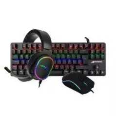 Combo Gamer SuperFrame, Teclado Mecânico Champion + Mouse Gamer Boss + Headset Gamer Velka