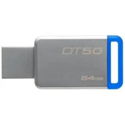 Pen Drive Kingston DataTraveler USB 3.1 64GB - DT50/64GB - Azul