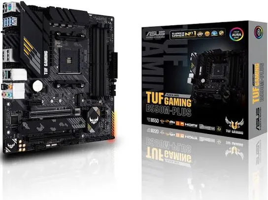 Placa Mãe Asus TUF Gaming B550M-Plus, Chipset B550, AMD AM4, mATX, DDR4