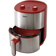 Fritadeira Air Fry Philco Inox Redstone PFR10VI 3,2L Vermelha - 1500W