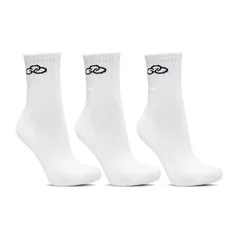 (levando 3 kits) Meia Olympikus Cano Médio pacote c/ 3 pares Masculino