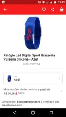 Relógio led digital sport bracelete pulseira silicone.