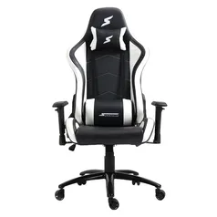 Cadeira Gamer SuperFrame Hunter, Reclinável, Preto e Branco