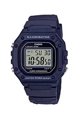 Relógio Casio Digital Azul W-218H-2AVDF