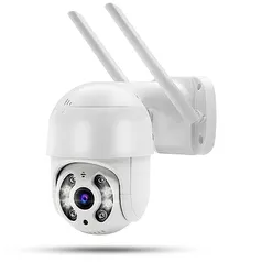 Câmera IP Sem Fio de Segurança Externa HD, Câmera Doméstica Inteligente de Visão Noturna 