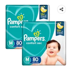 Fralda Pampers Confort Sec Giga M - 160 Unidades