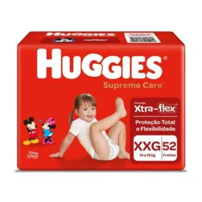 Fralda HUGGIES Supreme Care XXG - 52 Fraldas