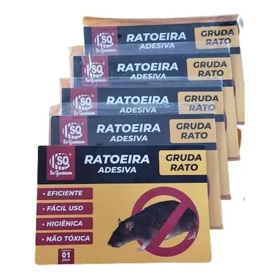 Ratoeira Adesiva para Captura de Ratos - 1 Unidade