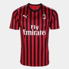 Camisa Milan Home 19/20 s/n° Torcedor Puma Masculina