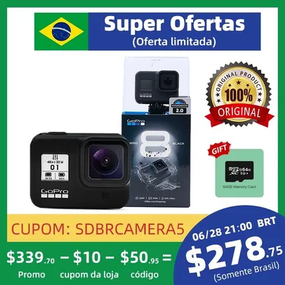 GoPro Hero 8 4k | R$1466