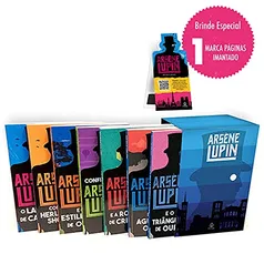 [PRIME] Lupin I - Box com 7 livros com marcador de páginas (Capa comum) | R$62,80