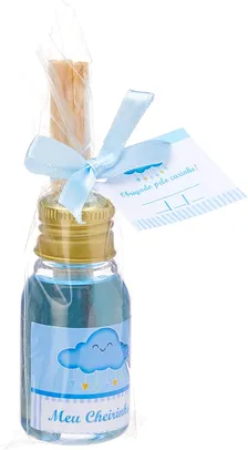 [PRIME] Lembrancinha de Maternidade Chá de Bebe, Inova Baby, Azul, 7 cm, Pacote com 30 unidades. | R$40