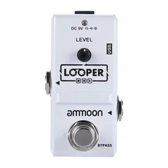 Pedal de efeito para instrumento de cordas Ammoon Nano Series Nano Looper AP-09 branco