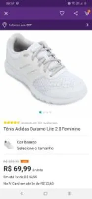 Tênis Adidas Duramo Lite 2.0 Feminino