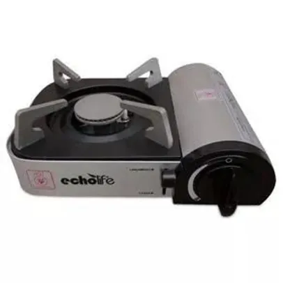 Fogareiro Echolife Alu Compact Portátil - Preto | R$51