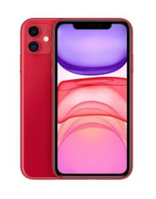 iPhone 11 Apple com 64GB RED 12x Sem Juros