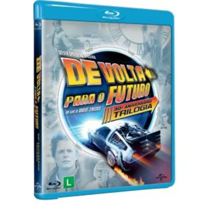 Blu-Ray de Volta Para o Futuro - Trilogia - 3 discos - R$27
