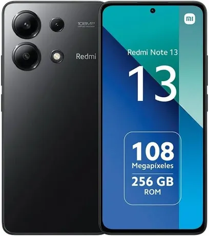 Foto do produto Smartphone Xiaomi Redmi Note 13 128GB - 6GB Ram (Midnight Black) Preto