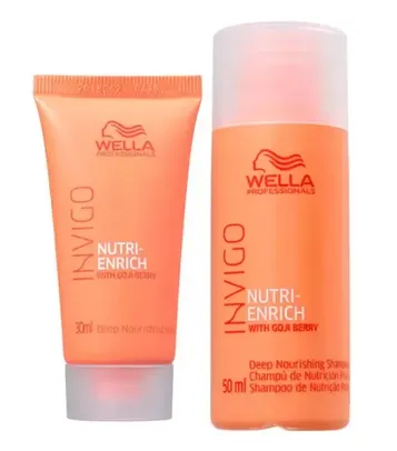 Wella Professionals Invigo Nutri-Enrich Kit  Shampoo + Máscara Travel Size