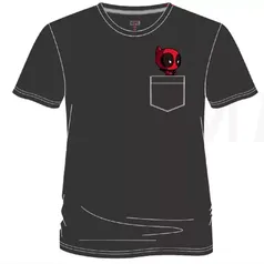 Camiseta com bolso Marvel N DEADPOOL  MP M C705