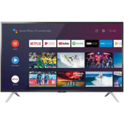 [CC Shoptime] Smart TV Android 32" Semp 32S5300 HD | R$950