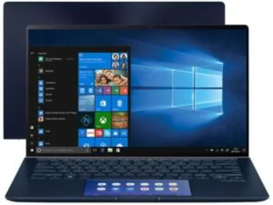 [Cliente Ouro] Notebook Asus ZenBook 14 Intel - Core i7 8GB 256GB SSD 14” Full HD Windows 10 | R$5595