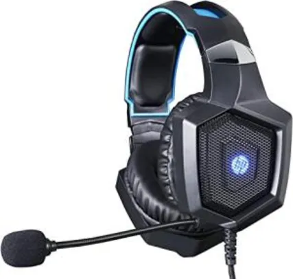 Headset Gamer HP COM ILUMINAÇÃO STEREO 1 P2+USB - H320 | R$200