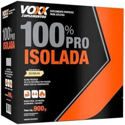 100% pro isolada voxx 900g - baunilha - Whey Protein Isolado 