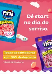 Todas as Dentaduras Fini com 30% OFF