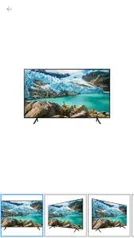 Smart TV LED 43” Samsung 43RU7100 Ultra HD 4K - R$1450