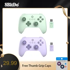 8BitDo Ultimate C Sem Fio 2.4G Gaming Controller Gamepad Joystick para PC