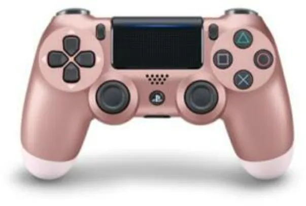 Controle Sony DualShock 4 PS4 - Rosa Dourado