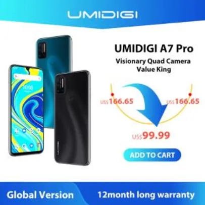 Umidigi A7 Pro Global 64GB/4GB - R$ 564