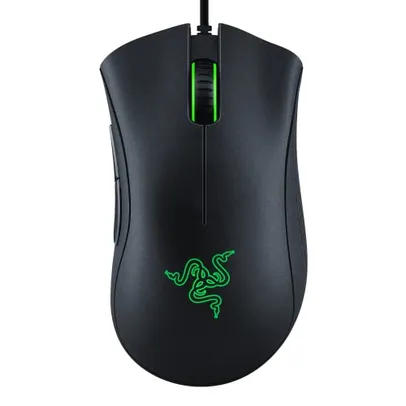 Razer Mouse essencial para jogos DeathAdder: sensor óptico 6400 DPI - 5 botões programáveis 