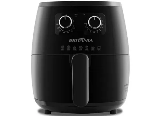 Fritadeira Air Fryer Britânia BFR22PG Revestimento Gold 6L 1500W