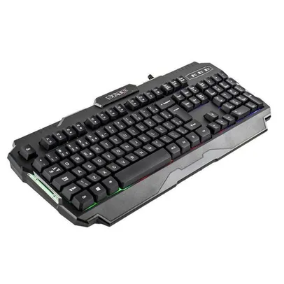 Teclado Gamer Sate AK-837 RGB USB - Preto | R$59