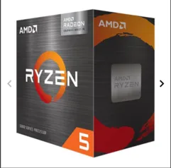 Processador AMD Ryzen 5 5600G, 6-Core, 12-Threads, 3.9GHz (4.4GHz Turbo), Cache 19MB, AM4, 100-100000252BOX