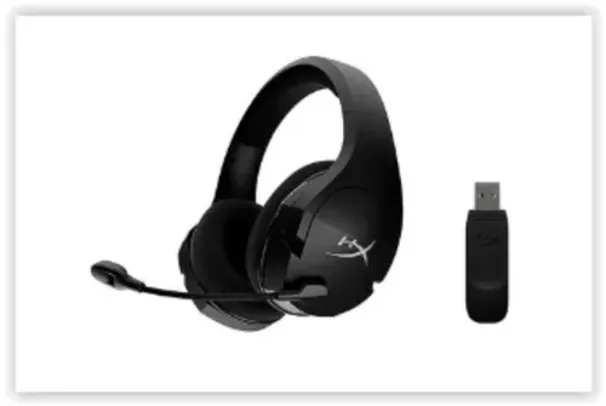 Headset Sem Fio Gamer HyperX Cloud Stinger Core Som Surround 7.1, Drivers 40mm - 4P4F0AA