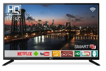 Smart TV LED 32" HD HQ HQSTV32NP Netflix Youtube 2 HDMI 2 USB Wi-Fi