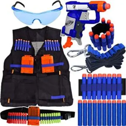 Super Kit Nerf Jolt + acessórios | R$115