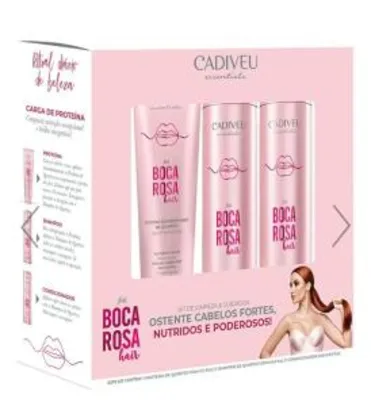 Kit Cadiveu Quartzo Boca Rosa KIT +Sérum | R$93