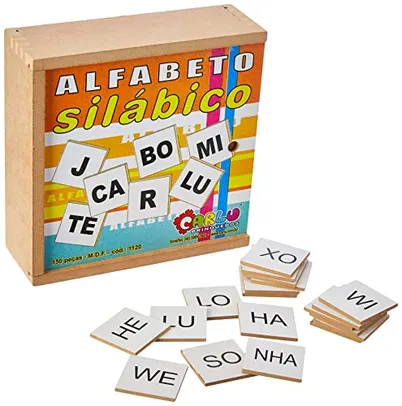 Carlu Brinquedos - Jogo Educativo, 4+ Anos, 150 Peças, Color Multicolorido, 1120